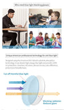Blue Light Blocking Computer Glasses Eyebrow Frames Eyewear for Anti