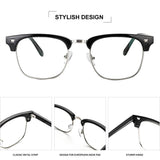 Blue Light Blocking Computer Glasses Eyebrow Frames Eyewear for Anti