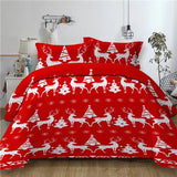Christmas series Santa Claus Xmas printed Duvet / Quilt Cover set HD printed bed linens set queen twin bedding set 3pcs