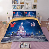 Christmas series Santa Claus Xmas printed Duvet / Quilt Cover set HD printed bed linens set queen twin bedding set 3pcs
