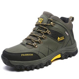 New Men Winter Snow Boots Super Warm Men's Boots High Quality Waterproof Sneakers Outdoor Male Hiking Boots Work Shoes Size 47