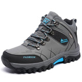 New Men Winter Snow Boots Super Warm Men's Boots High Quality Waterproof Sneakers Outdoor Male Hiking Boots Work Shoes Size 47