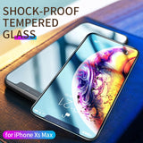 Apple iPhone 11 pro Max X XS Max XR HD Tempered Glass Film Screen Protector Full Protective Cover + install tool