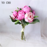 YO CHO Bride's Artificial Silk Wedding Bouquet