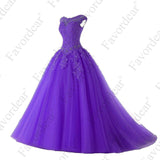Favordear Quinceanera Beading Sweet 16 Dress Grey Burgundy Quinceanera Party Dress