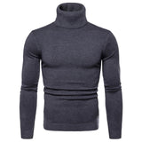 Turtleneck Cashmere Sweater Men Autumn winter New Casual Solid Color Classic Knitwear Robe Pull Homme Pullover Men sweaters