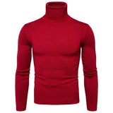 Turtleneck Cashmere Sweater Men Autumn winter New Casual Solid Color Classic Knitwear Robe Pull Homme Pullover Men sweaters