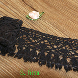 Lace cotton lace white fabric 100% cotton embroidery lace garment accessories 2.3cm wide A03