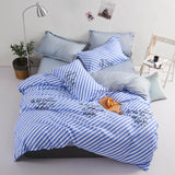 Classic Red Christmas Snowflake Bedding Set Unicorn Bed Linen Duvet Cover Flat Sheet Pillowcase Sets Queen King Twin Full Size