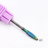 1PC Tungsten Carbide Drill Bits Manicure Machine Accessories Rotary Burr Electric Nail bi'ts Manicure Cutter Nail Art Tools