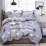 Solstice Cartoon Pink Love symbol Bedding Sets 3/4pcs Children's Boy Girl And Adult Bed Linings Duvet Cover Bed Sheet Pillowcase