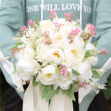 YO CHO Bride's Artificial Silk Wedding Bouquet