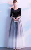 DongCMY Long Formal Navy Dress Plus Size