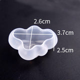 1pcs 3D Cloud Shape Chocolate Silicone Mold Mousse Fondant Ice Cube Pudding Candy Soap Candle Molds Baking Cake Decoration Tool
