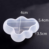 1pcs 3D Cloud Shape Chocolate Silicone Mold Mousse Fondant Ice Cube Pudding Candy Soap Candle Molds Baking Cake Decoration Tool