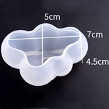 1pcs 3D Cloud Shape Chocolate Silicone Mold Mousse Fondant Ice Cube Pudding Candy Soap Candle Molds Baking Cake Decoration Tool
