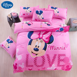 Minnie mouse Bedding Set Cover pillowcase quilt mickey mouse cartoon