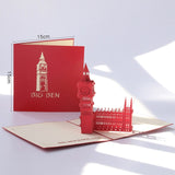 3D Pop up Birthday Cards Christening Baby Shower Invitations Laser Cut Thank You Gifts Cards Anniversary Christmas with Envelope