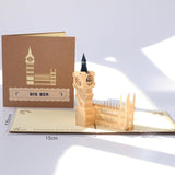 3D Pop up Birthday Cards Christening Baby Shower Invitations Laser Cut Thank You Gifts Cards Anniversary Christmas with Envelope