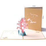 3D Pop up Birthday Cards Christening Baby Shower Invitations Laser Cut Thank You Gifts Cards Anniversary Christmas with Envelope