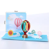 3D Pop up Birthday Cards Christening Baby Shower Invitations Laser Cut Thank You Gifts Cards Anniversary Christmas with Envelope