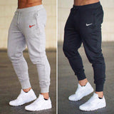 Male Trousers Casual Pants Sweatpants Men Gym Muscle Cotton Fitness Workout hip hop Elastic Pants