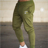 Male Trousers Casual Pants Sweatpants Men Gym Muscle Cotton Fitness Workout hip hop Elastic Pants