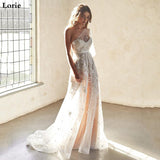 Wedding Dresses A Line One Shoulder sexy Lace 3D Flowers Wedding Gowns