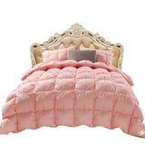 Luxury Soft Goose Down Duvet Core Washable Exquisite Fluffy