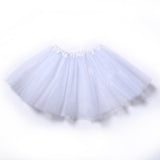 Short Tulle Skirt Slip 40cm Dance Halloween Petticoat Elastic Waist Girls Ballet Womens Summer Beach Underskirt Rockabilly Tutu