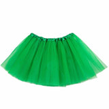 Short Tulle Skirt Slip 40cm Dance Halloween Petticoat Elastic Waist Girls Ballet Womens Summer Beach Underskirt Rockabilly Tutu