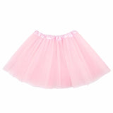 Short Tulle Skirt Slip 40cm Dance Halloween Petticoat Elastic Waist Girls Ballet Womens Summer Beach Underskirt Rockabilly Tutu