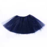 Short Tulle Skirt Slip 40cm Dance Halloween Petticoat Elastic Waist Girls Ballet Womens Summer Beach Underskirt Rockabilly Tutu
