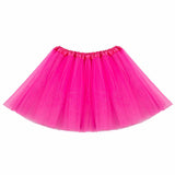 Short Tulle Skirt Slip 40cm Dance Halloween Petticoat Elastic Waist Girls Ballet Womens Summer Beach Underskirt Rockabilly Tutu
