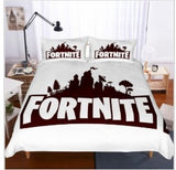 fort game twin king queen full double bedspread pillowcase duvet cover set bedding set