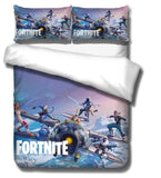 fort game twin king queen full double bedspread pillowcase duvet cover set bedding set
