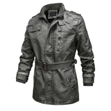 BOLUBAO Men's PU Leather Jackets Men Fashion Outdoor Locomotive Leather Jacket Winter Brand Male Faux Leather Jacket Coat