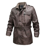 BOLUBAO Men's PU Leather Jackets Men Fashion Outdoor Locomotive Leather Jacket Winter Brand Male Faux Leather Jacket Coat