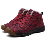 Hot Sale Winter Unisex Casual Snow Boots Men Waterproof Ankle Boots Flat Slip-Resistant Fashion Man Winter Warm Shoes Big Size