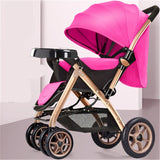 Multifunctional 3 in 1  Luxury Baby Stroller Folding stroller Light carrying belt Suit for  Lying and Seat