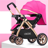 Multifunctional 3 in 1  Luxury Baby Stroller Folding stroller Light carrying belt Suit for  Lying and Seat