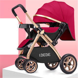 Multifunctional 3 in 1  Luxury Baby Stroller Folding stroller Light carrying belt Suit for  Lying and Seat