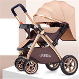 Multifunctional 3 in 1  Luxury Baby Stroller Folding stroller Light carrying belt Suit for  Lying and Seat