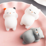 Squishy toys colorful change Antistress Ball cat/seal/fox/pig/sun Squeeze cute