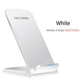 Best QI wireless charger for iphone 11 pro max xs x xr 10w qi wireless Desktop Stand charging for samsung note10+ s10 s9 s8 mi 9