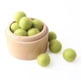 20pc 20mm Christmas Wool Felt Ball Wool Pom Poms Safe And Soothe Gumball Beads DIY Craft Round Wool Felt Balls Make Ring Rattle