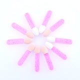 10pcs/set Eyeshadow Applicator Brush Sponge single head Tipped Oval Make Up Supplies Portable Makeup Tools Set