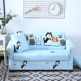 Slipcover Stretch Cute Animal Printed Sofa Covers Furniture Protector Polyester Loveseat Couch Cover Sofa Towel 1/2/3/4-seater