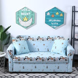 Slipcover Stretch Cute Animal Printed Sofa Covers Furniture Protector Polyester Loveseat Couch Cover Sofa Towel 1/2/3/4-seater