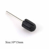 1pcs 5*11 7*13 10*15 13*19 16*25 Nail Drill Sanding Bands Block Caps Cutters Bits for Manicure Pedicure Professional Rubber